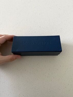 Louis Vuitton Deep Navy Embossed Eyewear Case